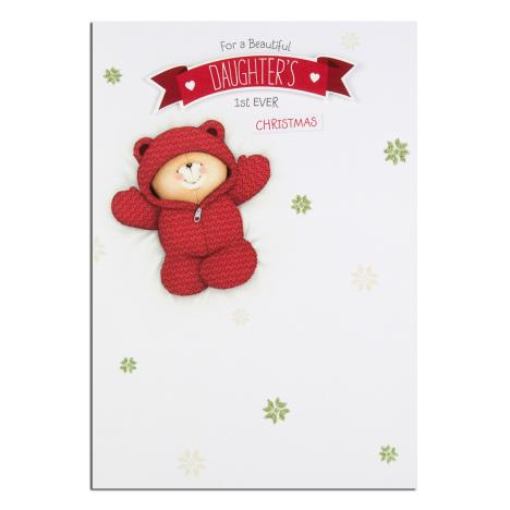 Daughters 1st Christmas Forever Friends Christmas Card